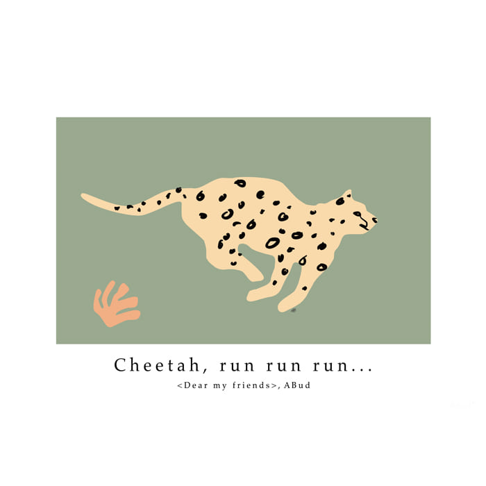 Dear My Friends, Cheetah, run run run...